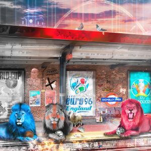 Three Lions England by Neil Pengelly